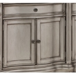 ACME Ariadne Transitional Wood Hutch & Buffet in Antique Platinum Silver