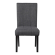 ACME Kusa 5-Piece Wood Dining Set with Engineering Stone Top in Gray and Black