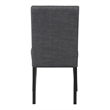 ACME Kusa 5-Piece Wood Dining Set with Engineering Stone Top in Gray and Black