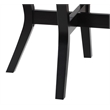 ACME Kusa 5-Piece Wood Dining Set with Engineering Stone Top in Gray and Black