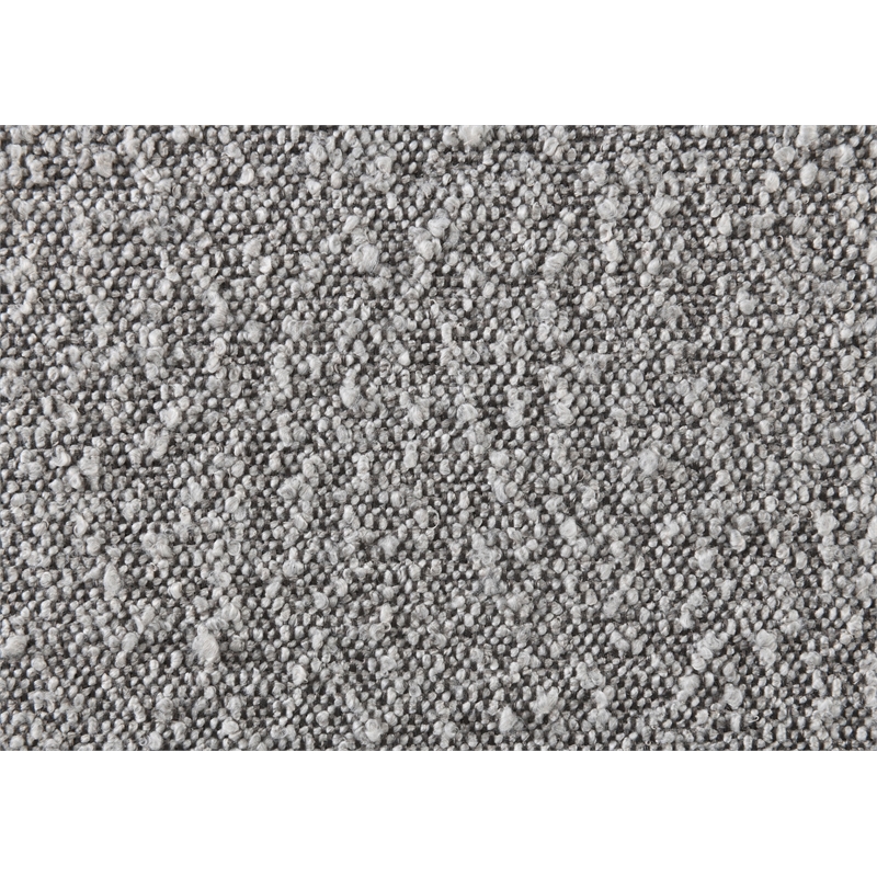 ACME Cleo Contemporary Boucle Fabric Upholstered Eastern King Bed in Gray