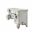 ACME Vendome Transitional Wood Vanity Desk in Beige and Antique Pearl