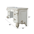 ACME Vendome Transitional Wood Vanity Desk in Beige and Antique Pearl