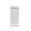 ACME Flora Wood Dresser with 6 Drawers and 2 Side Compartments in White