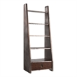 ACME Brancaster Top Grain Leather/Wooden Bookcase in Morocco Brown