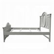 ACME Flora Transitional Wooden Twin Bed with 2 Drawers in Gray