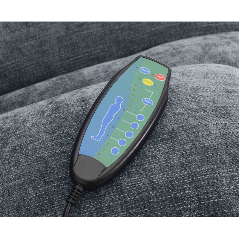 ACME Omarion Velvet Power Recliner with Lift/Heating and Massage in Blue