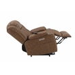 ACME Omarion Faux Leather Power Recliner with Lift/Heating and Massage in Brown