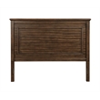 ACME Franklin 4 Pieces Vintage Wood Queen Bed Set in Brushed Walnut