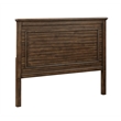 ACME Franklin 4 Pieces Vintage Wood Full Bed Set in Brushed Walnut