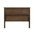 ACME Franklin 4 Pieces Vintage Wood Full Bed Set in Brushed Walnut