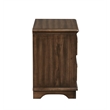 ACME Franklin 4 Pieces Vintage Wood Full Bed Set in Brushed Walnut