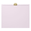 ACME Gaines 2-Drawer Contemporary Wood/Metal Nightstand in Pink High Gloss
