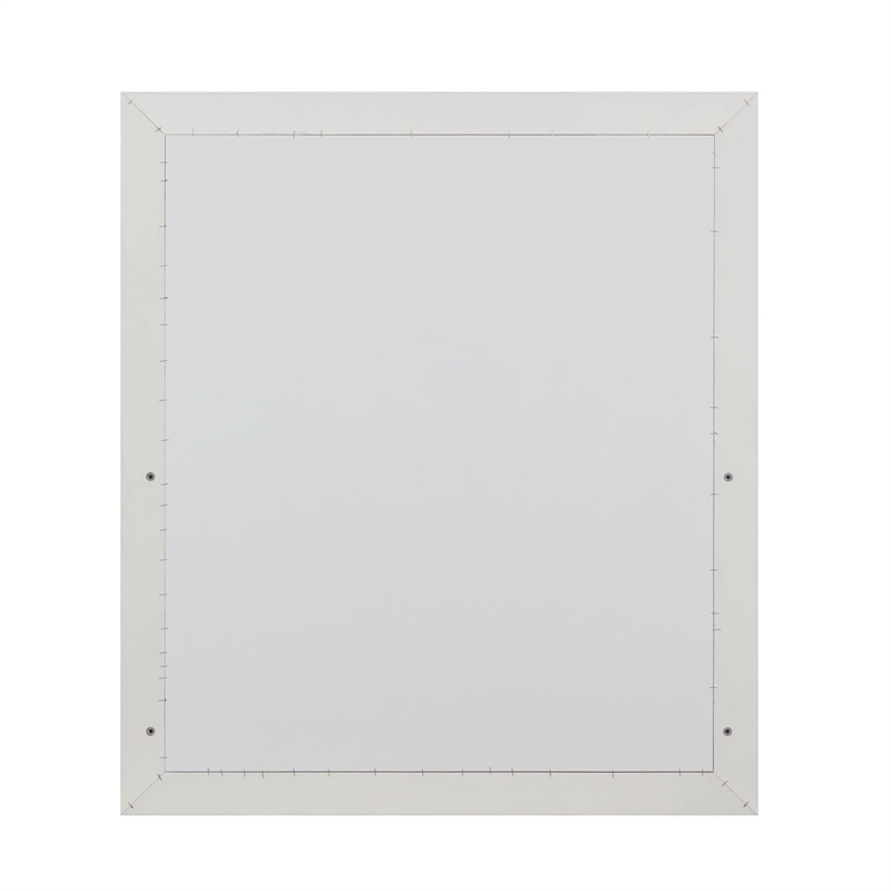 ACME Gaines Contemporary MDF Wood Mirror in Pink High Gloss Finish