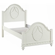 ACME Dorothy Transitional Wood Twin Poster Bed in Ivory Finish