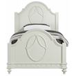 ACME Dorothy Transitional Wood Twin Poster Bed in Ivory Finish