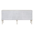 ACME Ansaldo Contemporary Wood Console Cabinet in Pearl White/Blue
