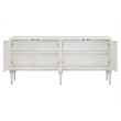 ACME Ansaldo Contemporary Wood Console Cabinet in Pearl White/Blue