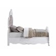 ACME Latisha Wood and Fabric Rectangular Queen Bed in Pure White
