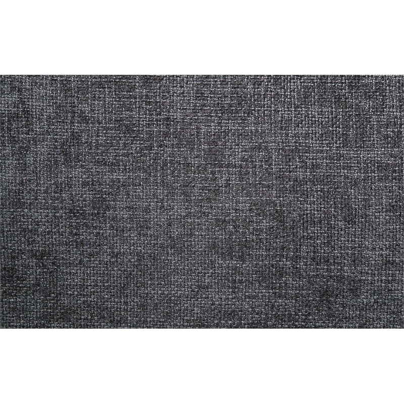 ACME Chosen Linen Fabric Upholstered Sectional Sofa with 3 Pillows in Gray