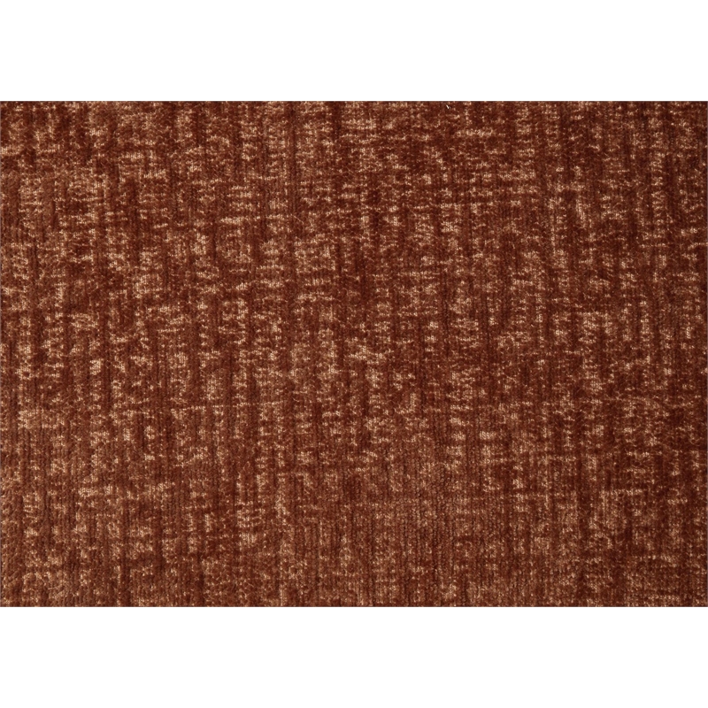 ACME Carrick Sandwich Mesh Fabric Upholstered Ottoman in Brown