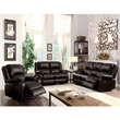ACME Zuriel Contemporary PU Faux Leather Upholstered Motion Sofa in Brown