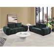 ACME Ferrand Contemporary Linen Fabric Upholstered Loveseat in Green
