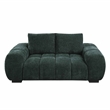 ACME Ferrand Contemporary Linen Fabric Upholstered Loveseat in Green
