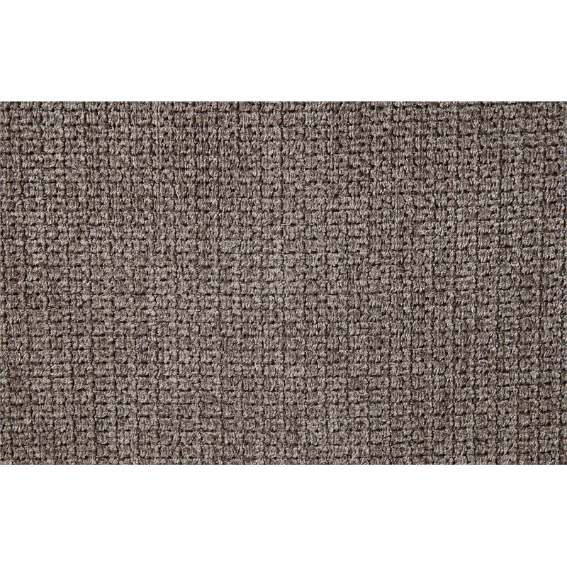 ACME Rylie Contemporary Fabric Upholstered Left Facing Armrest Chair in Gray