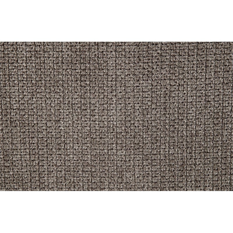 ACME Rylie Contemporary Fabric Upholstered Right Facing Armrest Chair in Gray