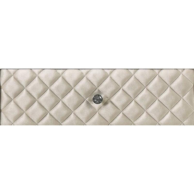 ACME Lucienne 9-Drawer Velvet Upholstered and Wood Dresser in Beige