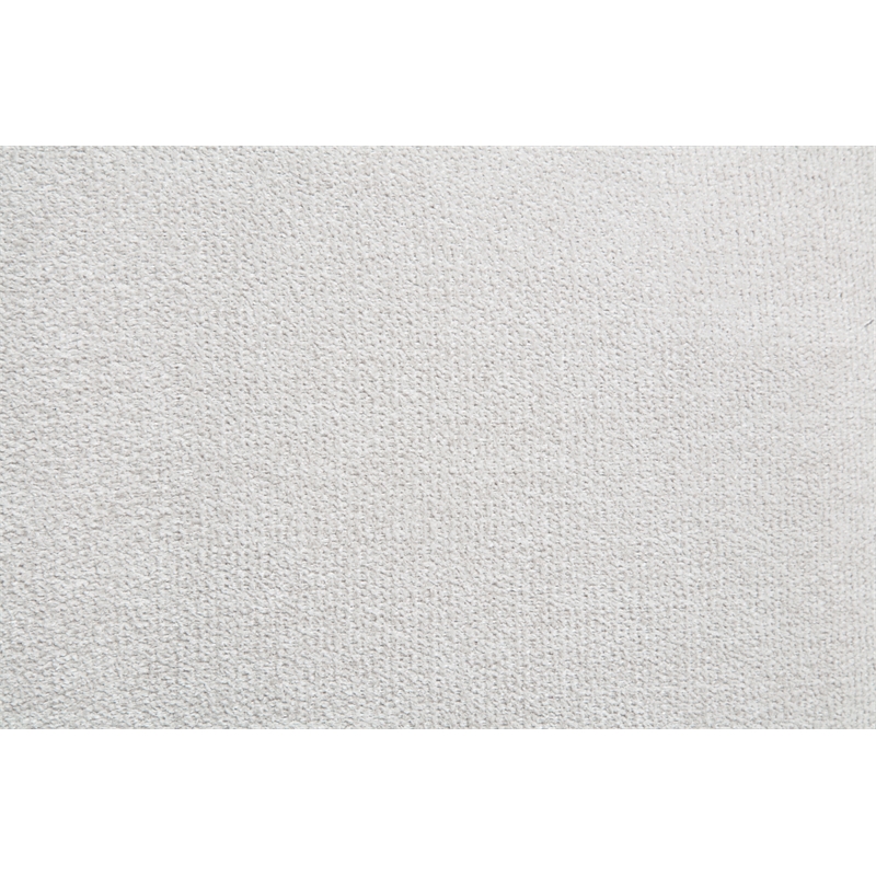 ACME Manilla Contemporary Wood and Linen Fabric Upholstered Chair in Ivory White