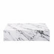 ACME Fritzy Wood/ECC Rectangular Coffee Table in White Engineered Stone