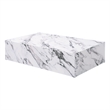 ACME Fritzy Wood/ECC Rectangular Coffee Table in White Engineered Stone