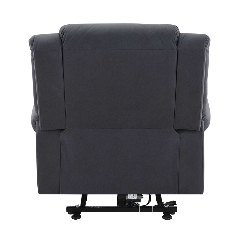 ACME Domana Microfiber Power Recliner with Lift & Heating & Massage in Dark Blue