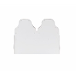 ACME Colen Transitional Pine Wood & Leather Upholstered Twin Car Bed in White