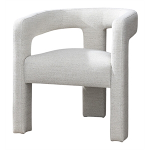 ACME Lomas Contemporary Fabric Upholstered Side Chair in Beige (Set of 2)