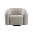 ACME Irma Contemporary Fabric Upholstered Chair with Hidden Swivel in Gray