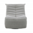 ACME Talmon Chenille Upholstered Glider Recliner with Swivel in Light Gray
