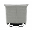 ACME Talmon Chenille Upholstered Glider Recliner with Swivel in Light Gray