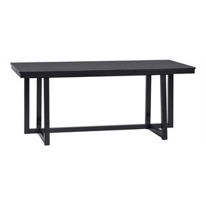 ACME Kini Transitional Wood Rectangular Dining Table in Black