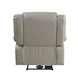 ACME Zuriel Power Motion Recliner w/USB in Beige Synthetic Leather