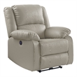 ACME Zuriel Power Motion Recliner w/USB in Beige Synthetic Leather