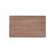 ACME Rebi Contemporary Wood Rectangular Dining Table in Walnut and Black