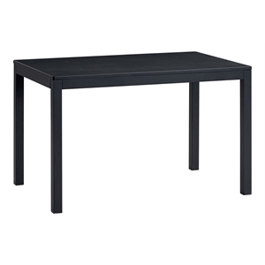 ACME Briar Wood Rectangular Dining Table with Fix Table Top in Black