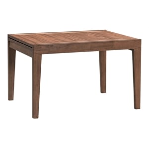 ACME Mayah Wood Rectangular Extendable Dining Table in Walnut Finish