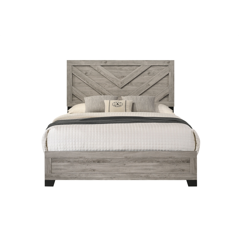 ACME Mari Queen Bed in Light Gray