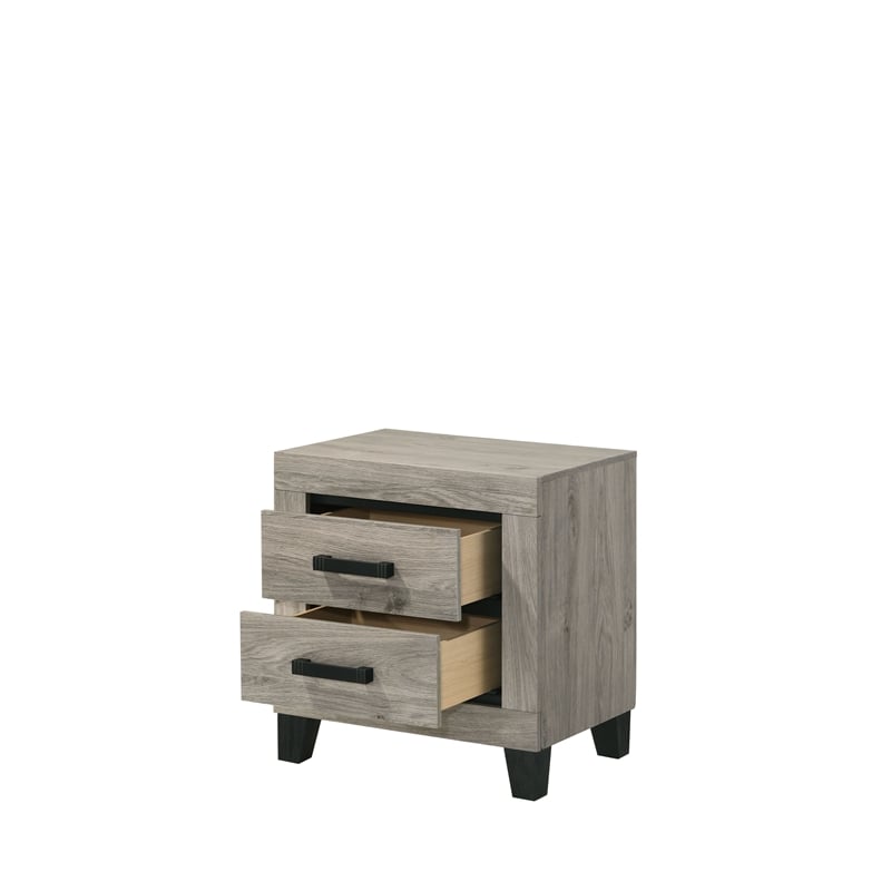 ACME Mari Nightstand in Light Gray
