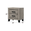 ACME Mari Nightstand in Light Gray