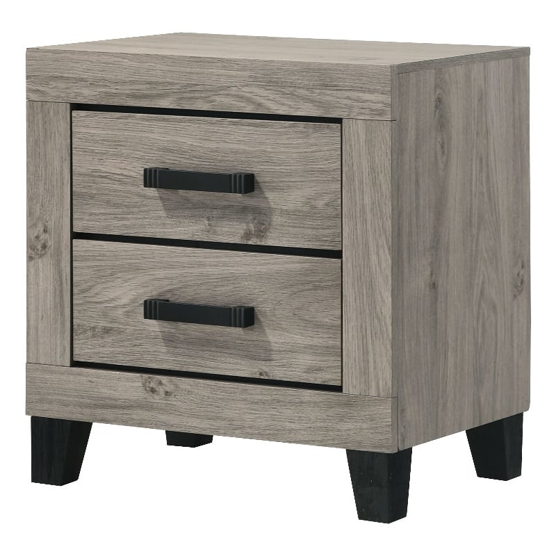 ACME Mari Nightstand in Light Gray